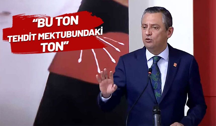 Özgür Özel: Trump Erdoğan'a sopa gösteriyor