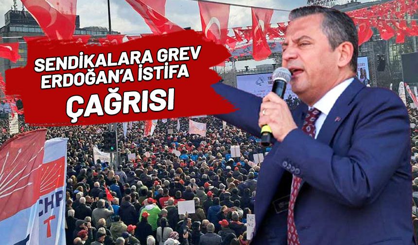 Özgür Özel'den Erdoğan'a: Salon siyasetçisi olma korkma gel meydanlara