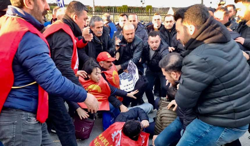 Hakkını arayan Polonez işçilerine biber gazlı müdahale