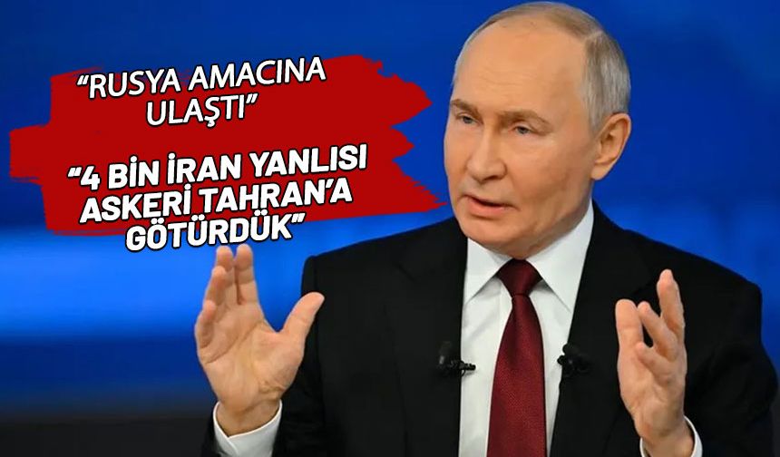 Putin: Suriye'de olanlar Rusya'nın yenilgisi sayılmaz