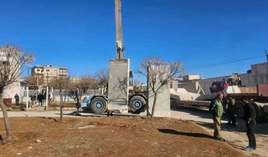 ABD'den Kobani'ye beton duvar!