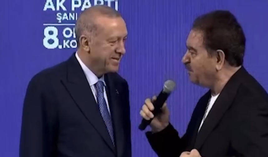 Bu kez Şıvan Perver yok! İbrahim Tatlıses Erdoğan'a şarkı söyledi