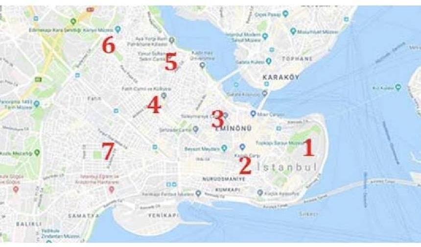 Her şey Roma İmparatoru Konstantin ile başlıyor. Roma’nın 7 tepe üzerine kurulmuş olması nedeniyle Konstantin yeni başkenti Bizans’ın da yedi tepe üzerine kurulmasına karar veriyor. Ama bu sadece bir rastlantı değil. O dönemde insanlar evreni 5 gezegen, Güneş ve Ay olmak üzere 7 kutsal gök cismiyle anlamlandırıyor. Haftanın 7 gün olması bile bu astronomik inançtan geliyor. Yani yedi kutsal bir rakam. İşte İstanbul da bu kozmik düzeni temsil eden bir şehir olarak tasarlanıyor.
