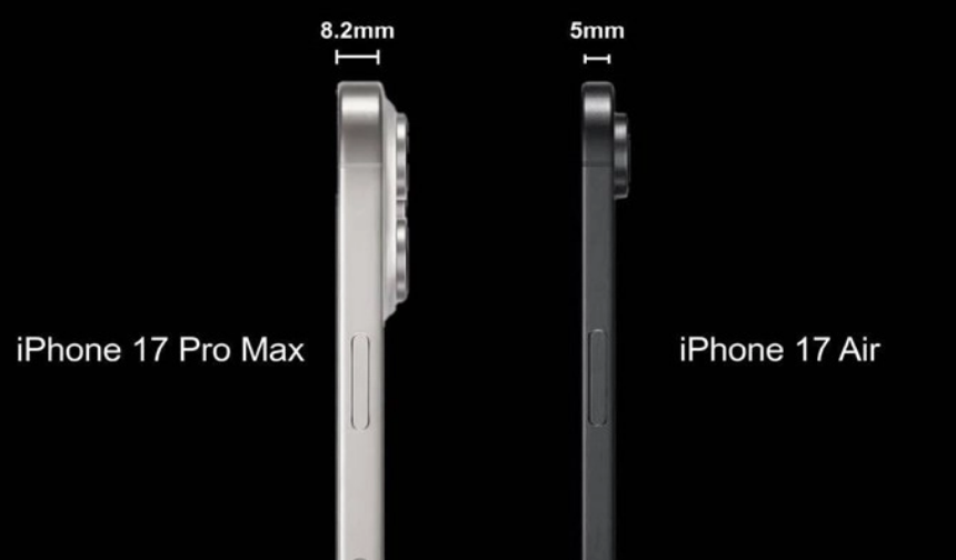 Front Page Tech'ten Jon Prosser, iPhone 17 Air modeline ait olduğu iddia ettiği bir telefonun görüntülerini paylaştı. Buna göre, iPhone 17 Air, Apple’ın şimdiye kadar ürettiği en ince iPhone modeli olacak.  iPhone 6, 5.9 mm kalınlığıyla en ince iPhone olarak biliniyordu. Ancak iPhone 17 Air’in 5.5 mm kalınlığa sahip olacağı belirtiliyor. 

