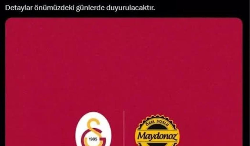 Bunların ardından Galatasaray'ın Kasım 2024'te firma ile sponsorluk anlaşması imzaladığını duyurduğu paylaşım sosyal medyada gündem oldu.
