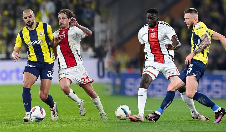 Trendyol Süper Lig'de Fenerbahçe ile Samsunspor dün akşam karşı karşıya geldi. Sarı lacivertli ekip, 75. dakikada 10 kişi kalan rakibi karşısında gol bulamayınca maç 0-0 eşitlikle tamamlandı. Bu sonuçla birlikte ezeli rakibi Galatasaray ile puan farkı maç eksiğiyle 9'a çıkan Fenerbahçe şampiyonluk yarışında büyük yara aldı. 