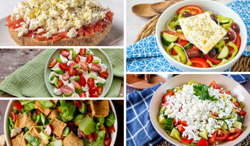 Dünyanın En İyi Salataları listesinin ilk 10'u ise şöyle:

1-Dakos - Yunanistan

2-Horiatiki Salata - Yunanistan

3-Houria - Tunus

4-Insalata Caprese - İtalya

5-Fattoush - Lübnan