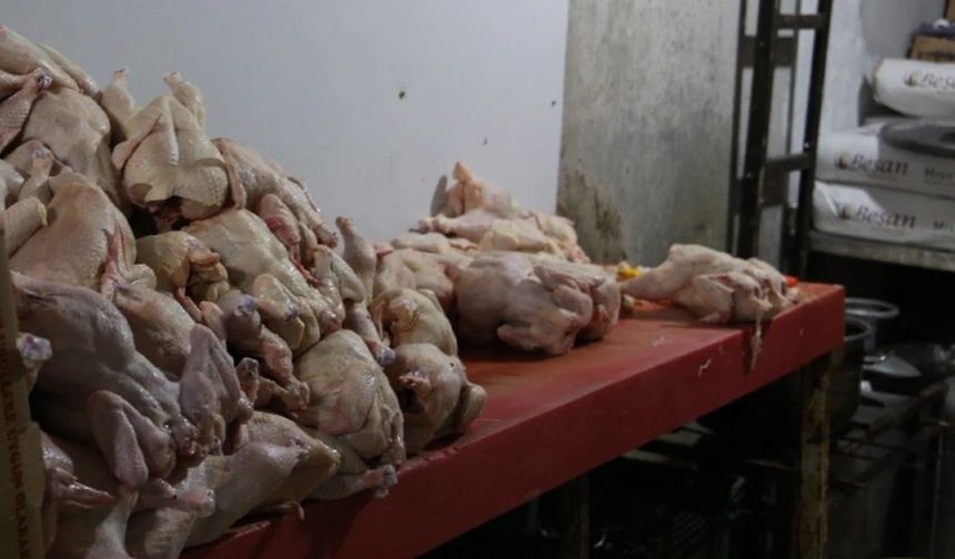 Kilis'te Yavuz Sultan Selim Mahallesi'nde döner imalathanesinde denetim yapan Kilis Belediyesi Zabıta Müdürlüğü ekipleri, imalathanede hijyen kurallarına uyulmadığını tespit etti.
