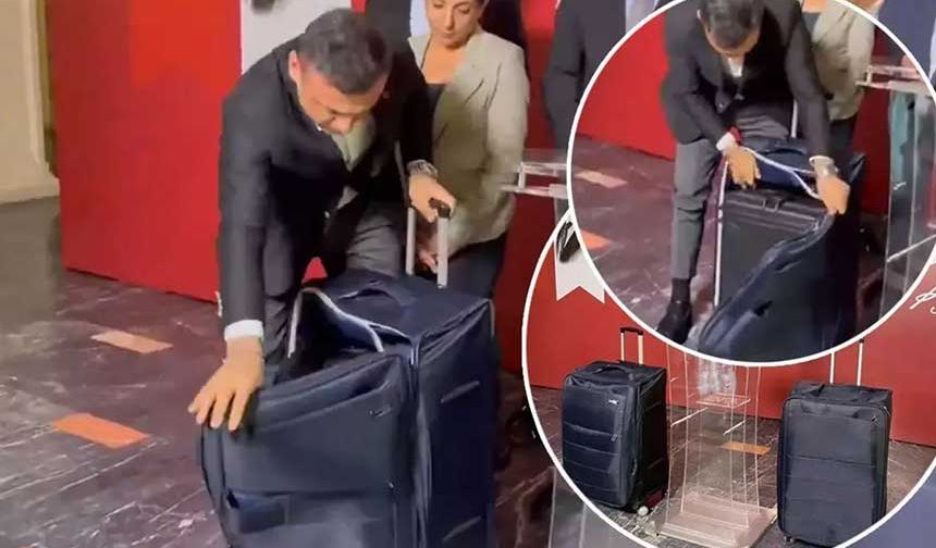 CHP İstanbul İl Başkanı Özgür Çelik, Saraçhane’deki İstanbul Büyükşehir Belediyesi (İBB) binasında, İBB Başkanı ve CHP’nin cumhurbaşkanı adayı Ekrem İmamoğlu’na ait, iktidara yakın medya tarafından servis edilen “bavul ve kamera kapatma” görüntülerine ilişkin açıklamalarda bulunarak içinde para olduğu iddia edilen bavullardaki jammerları göstermişti.