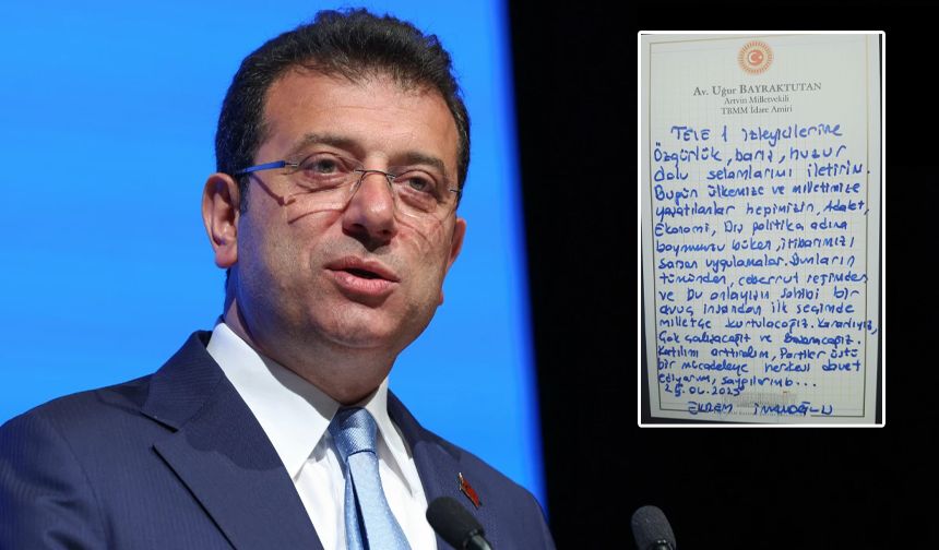 İmamoğlu'ndan Tele1 izleyicilerine mesaj