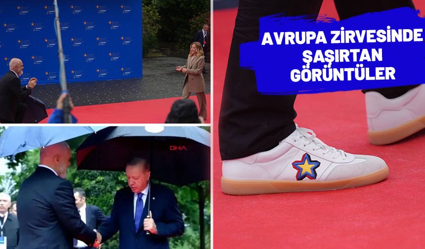 Arnavutluk Başbakanı zirveye damga vurdu! Erdoğan’ın ayakkabı, Meloni’nin diz çökme şaşkınlığı