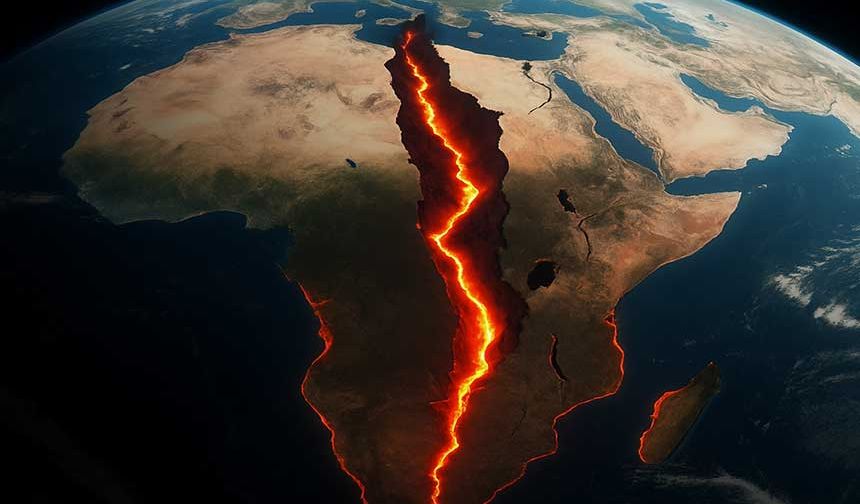 Afrika'nın ikiye ayrıldığı kanıtlandı! Yerin altında dev sıcak kaya bulutu