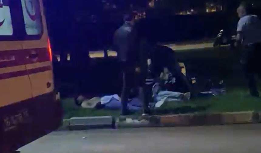 Yüzüne lazer sıktı, kavga çıktı! 2 yaralı