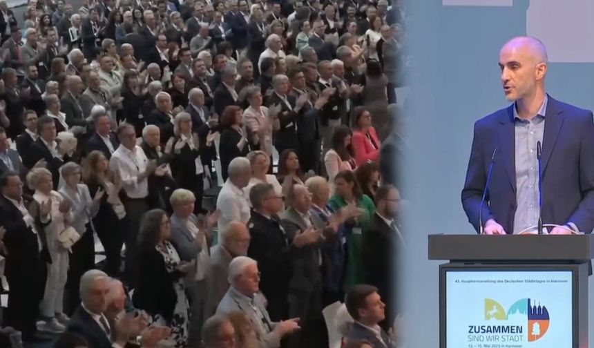 Alman Belediyeler Birliği’nde Ekrem İmamoğlu ayakta alkışlandı
