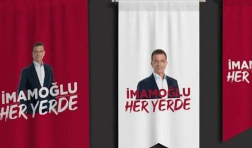 Görüntüsü ve sesi yasaklanmıştı! "İmamoğlu her yerde" kampanyası başlatıldı