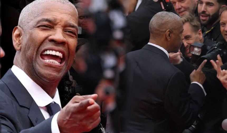 Cannes’da gergin anlar! Denzel Washington fotoğrafçıyla tartıştı