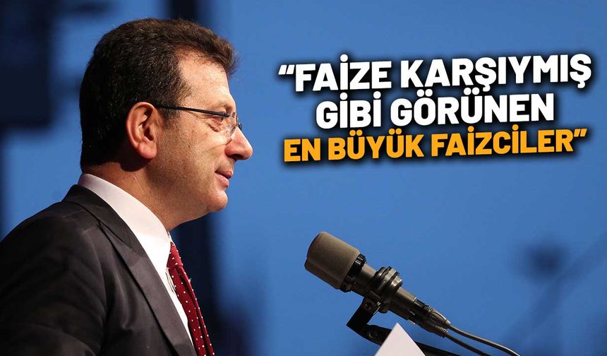 İmamoğlu'ndan AKP'ye çok sert 'faiz' tepkisi! 'Emekçiyi bozuk para gibi harcadınız'