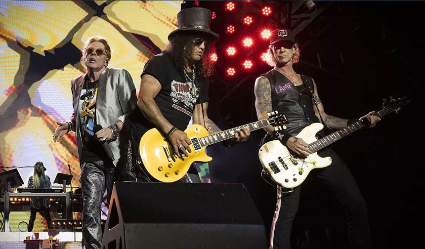 Guns N’ Roses'un İstanbul konseri için yemek isteği! Menüde yok yok