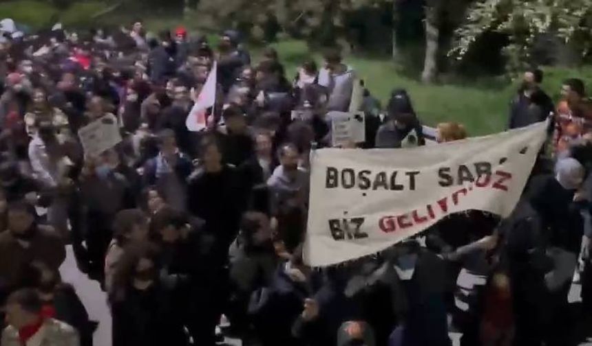 ODTÜ’lü öğrencilerden Nureddin Yıldız protestosu