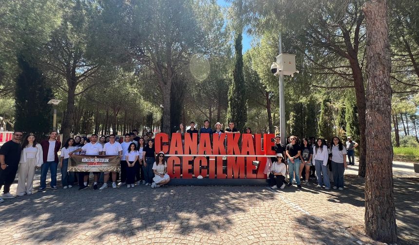 Denizlili gençler “Köklere yolculuk” ile Çanakkale ruhunu yerinde yaşadı