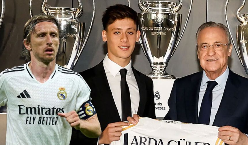 Başkan Perez'e bizzat iletti! Luka Modric'ten Arda Güler hakkında flaş sözler