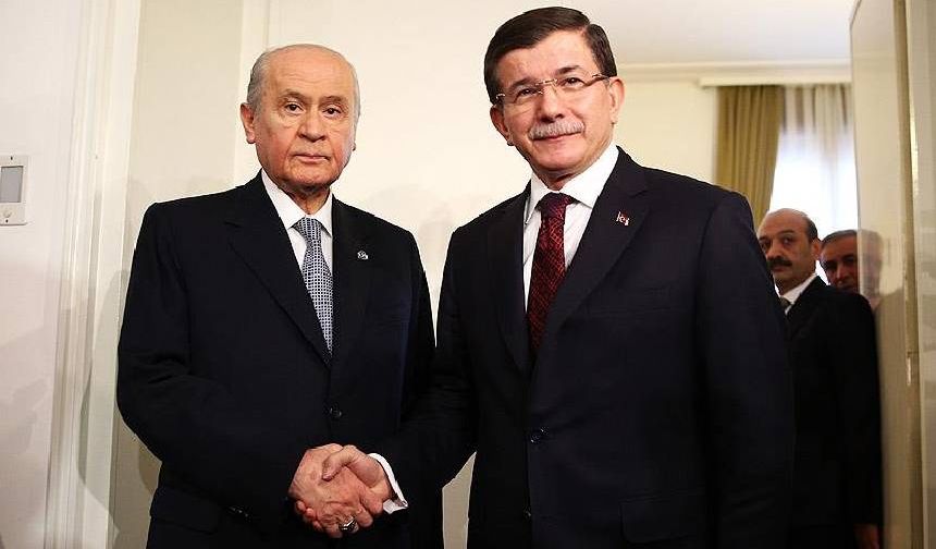 Davutoğlu'ndan Bahçeli'ye destek
