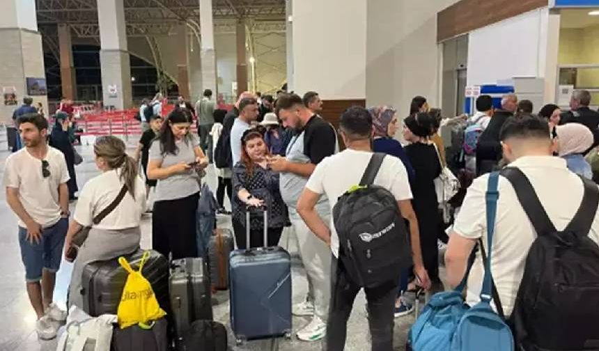 Diyarbakır'da endişelendiren anlar! Pistte oluşan çatlak panik yarattı