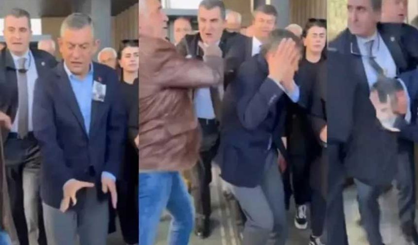 Sırrı Süreyya Önder için Atatürk Kültür Merkezi'nde düzenlenen anma törenine katılan CHP Genel Başkanı Özgür Özel'e tören çıkışında saldırı gerçekleştirildi. 

Söz konusu saldırıyı gazeteler işte böyle gördü: