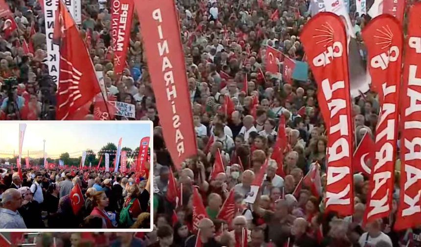 CHP'den Pendik'te 'Millet İradesine Sahip Çıkıyor' mitingi