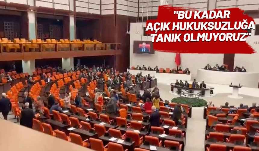 HSK seçimi! CHP'liler TBMM Genel Kurulu'nu terk etti