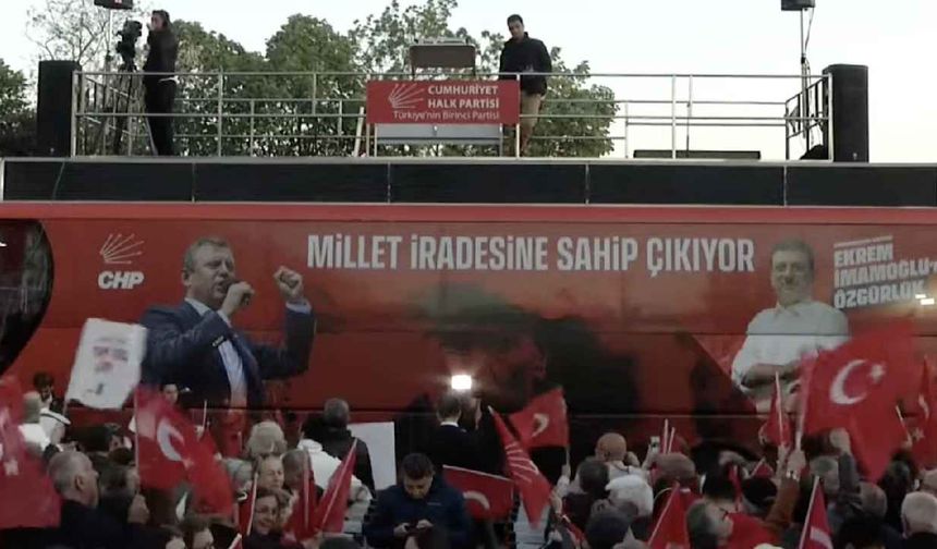 CHP'den Silivri'de ‘Millet İradesine Sahip Çıkıyor’ mitingi