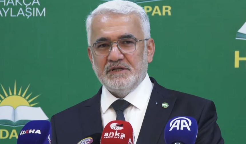 HÜDA PAR yine ilk dört maddeyi hedef aldı: Değiştirilemez maddeler olmasın