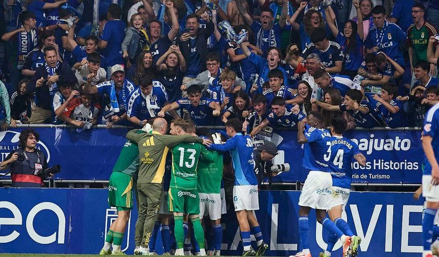 İspanya 2. Lig Yükselme Play-Off Finali’nde ilk karşılaşmayı 1-0 kaybeden Real Oviedo, rövanşta sahasında Mirandes’i ağırladı. Uzatmalara giden maçta Oviedo, rakibini 3-1 mağlup ederek LaLiga biletini aldı.