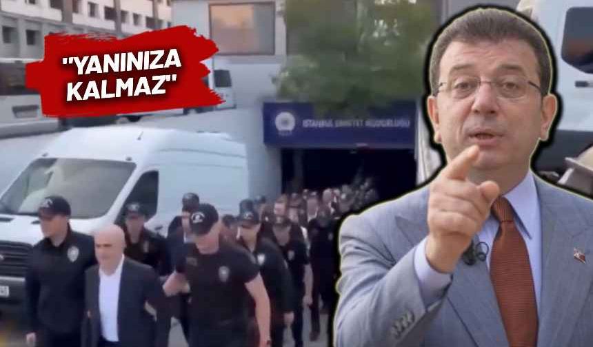İmamoğlu’ndan sevk görüntülerine tepki: Bu rezilliği millet unutmayacak