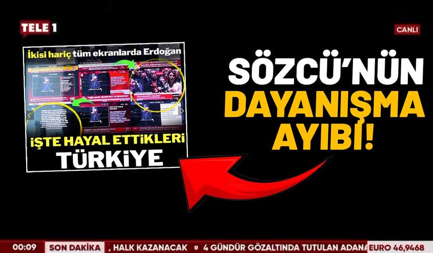 Sözcü ayıp etti