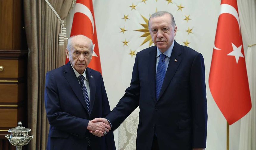 Erdoğan ile Bahçeli arasında sürpriz görüşme