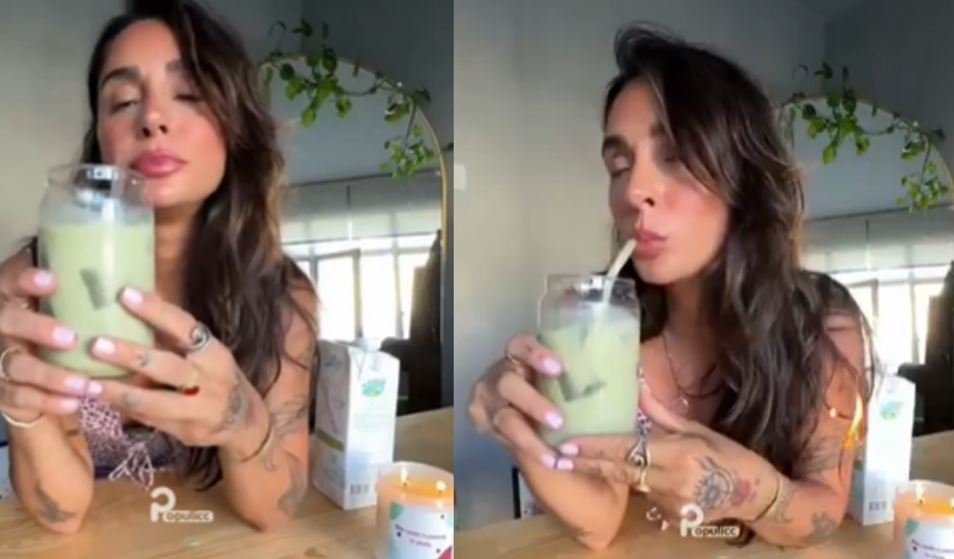 Hepsi grubundan Yasemin yürük video çekerken saçını yaktı
