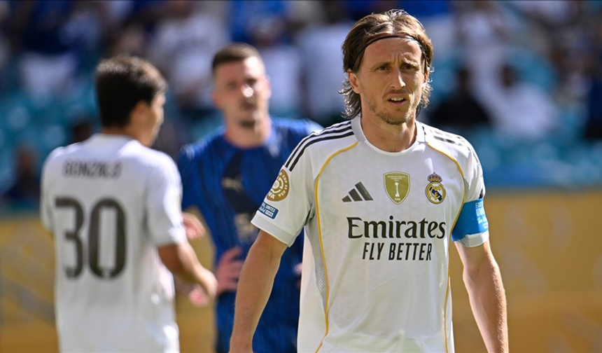 Modric'ten Real Madrid'e silik veda! Son maçında hezimete uğradı
