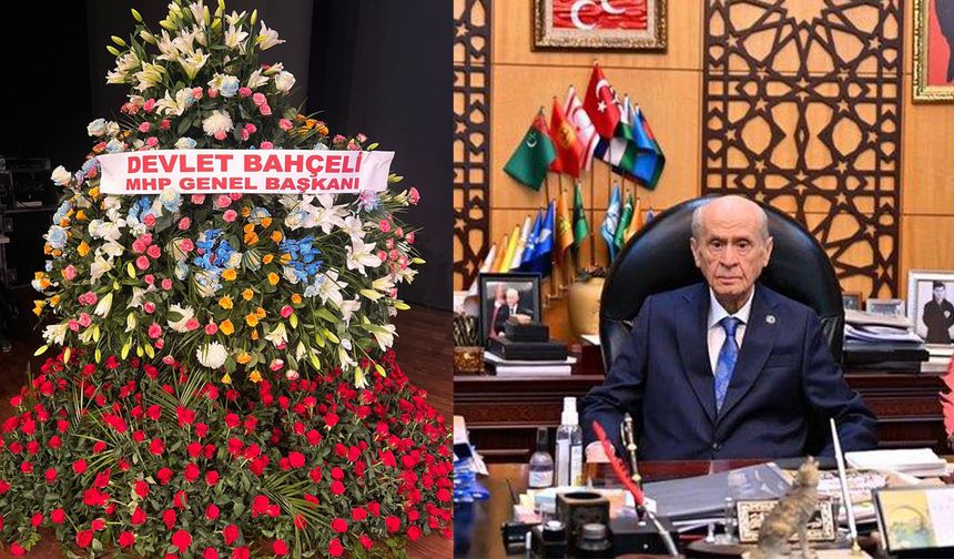 Bahçeli'den AKP'ye doğum günü çiçeği