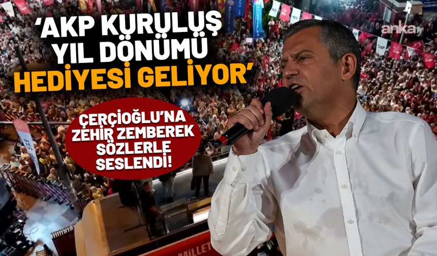 Özgür Özel: Erdoğan yarın 12'yi bekle, AK Parti çöküyor