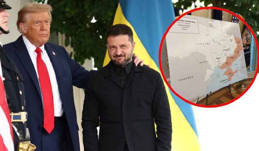 Zelenski takım elbise giydi, Trump elense çekti