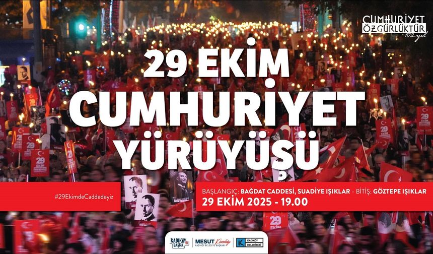Kadıköy’de Cumhuriyet Bayramı coşkusu
