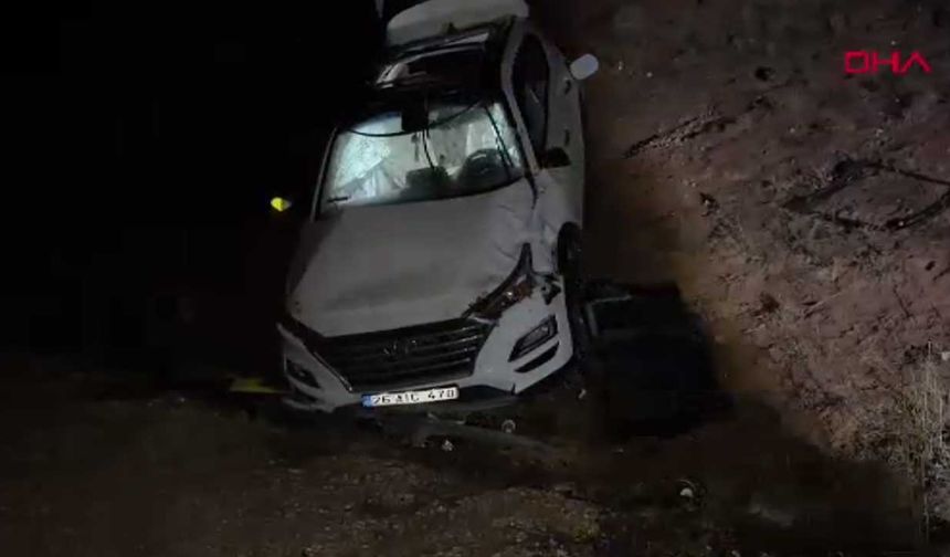 Ehliyetsiz sürücü otomobille takla attı! 1 ölü, 4 yaralı