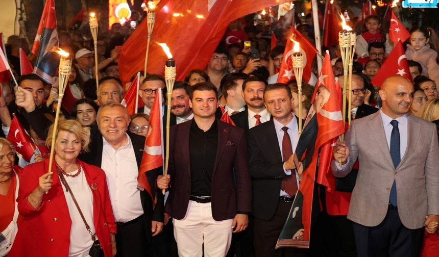 Cumhuriyetin 102. Yılı Bodrum'da coşkuyla kutlandı