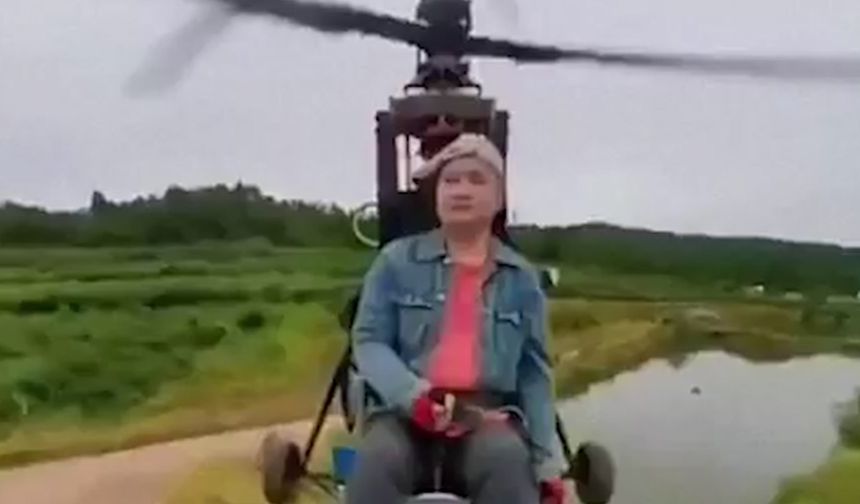 Tık uğruna kendi yaptığı helikopterle ölümünü canlı yayınladı!
