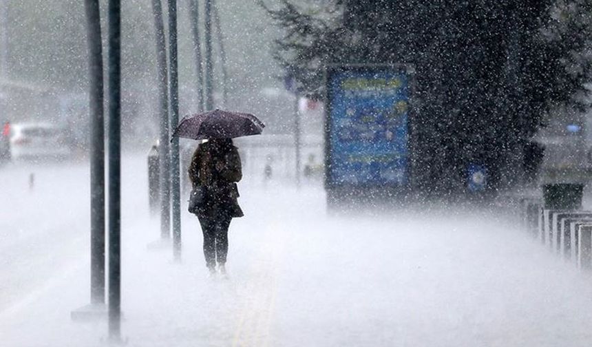 Meteorolojiden 'kuvvetli sağanak' uyarısı