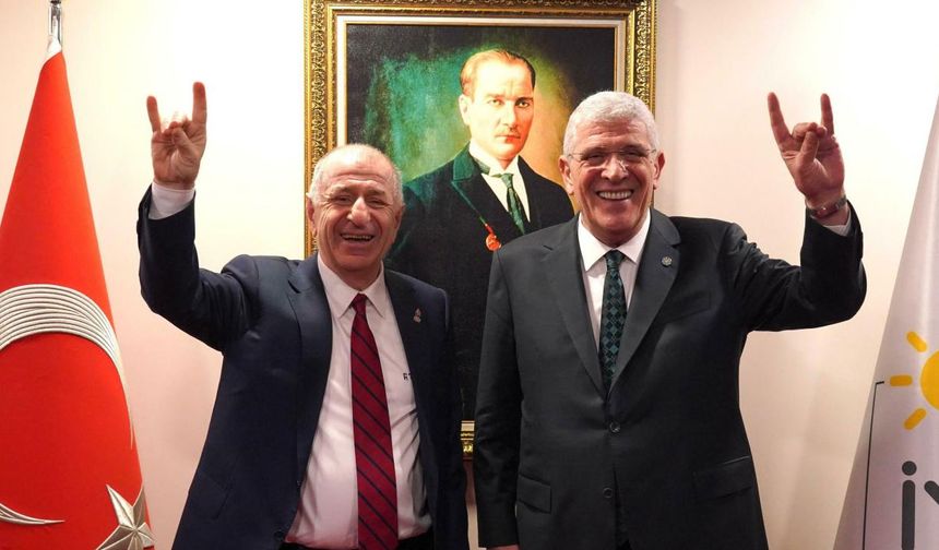 Ümit Özdağ ve Müsavat Dervişoğlu'ndan 'ittifak' sinyali