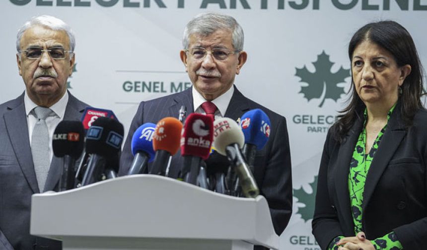 DEM Parti'den Davutoğlu'na ziyaret!