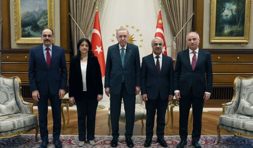 Erdoğan DEM Parti heyetini kabul etti