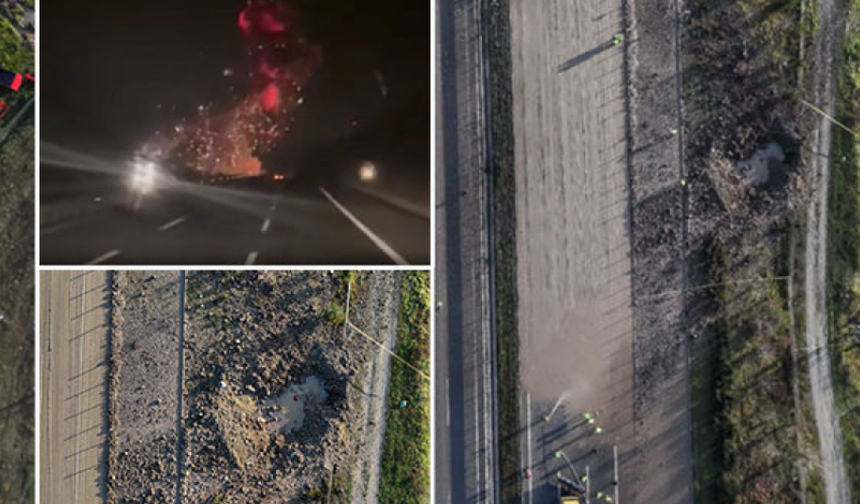 Balıkesir'de F-16 savaş uçağı otoyola düştü: 1 pilotumuz şehit! Şehit pilotun kimliği açıklandı